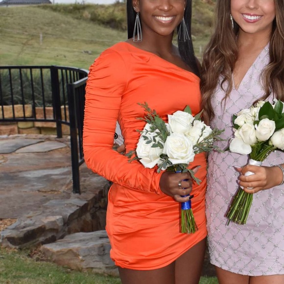 Michael Costello x Revolve One-Shoulder Mini Dress - Picture 5 of 5